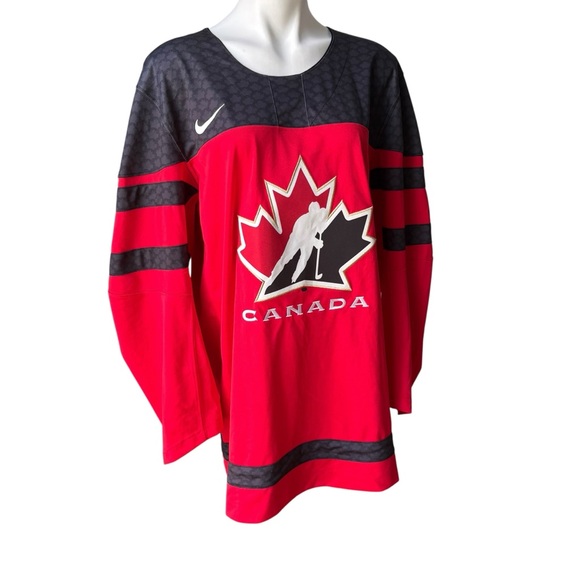 NWT, Nike 2017 World Championship Team Canada IIHF Replica Hockey Jersey Sz L - Picture 6 of 15